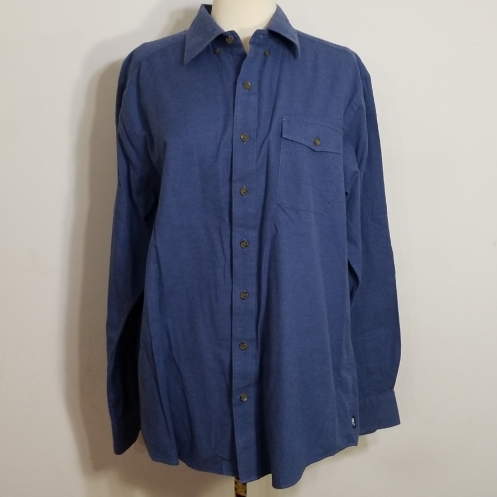 Vineyard Vines Blue Crosby Slim Fit Shirt Large